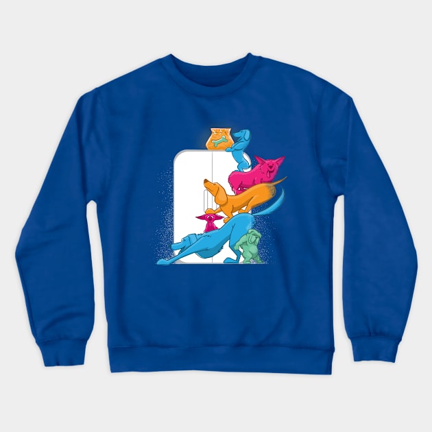 Bad to the Bone Crewneck Sweatshirt by SmithViz